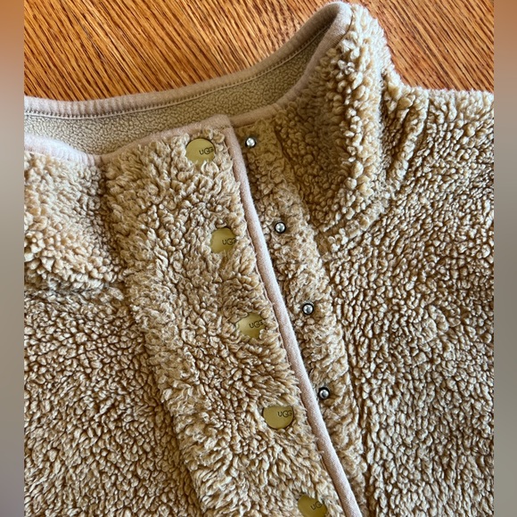 UGG Sherpa Atwell Half-Snap pullover - Picture 4 of 7